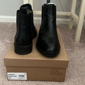 Steven Madden Black Size 10 Leopold